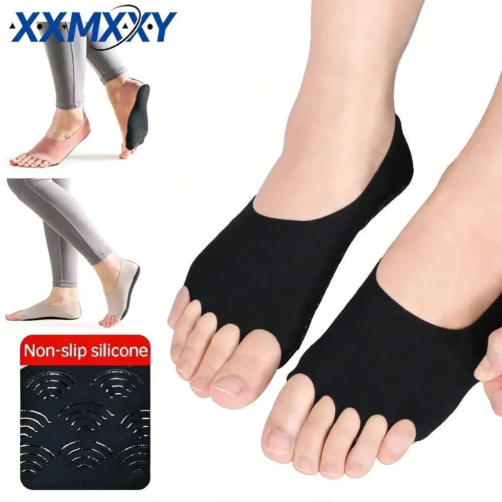 Grip Sock Yoga - 1 paar teenloze yoga pilates sokken,