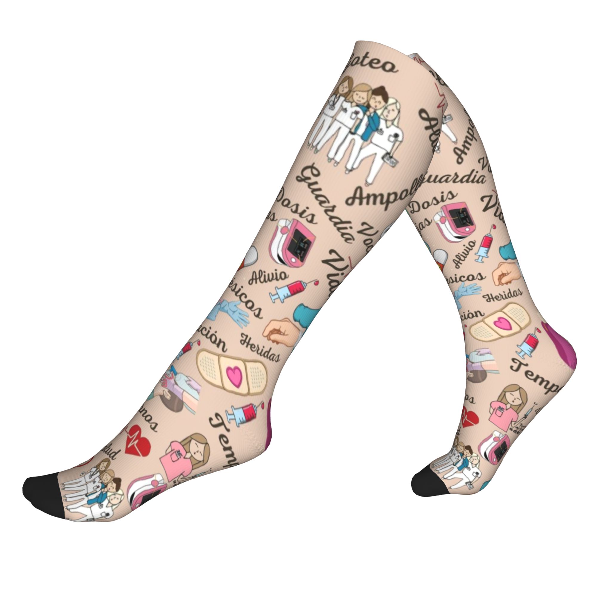 Compression Sock Medical - Arts Verpleegkundige Medische Geneeskunde Enfermera En
