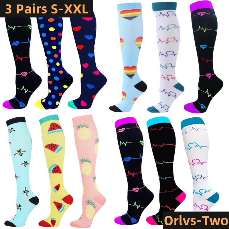 Compression Sock Medical - S-XXL 3 paar gratis verzending verpleegster
