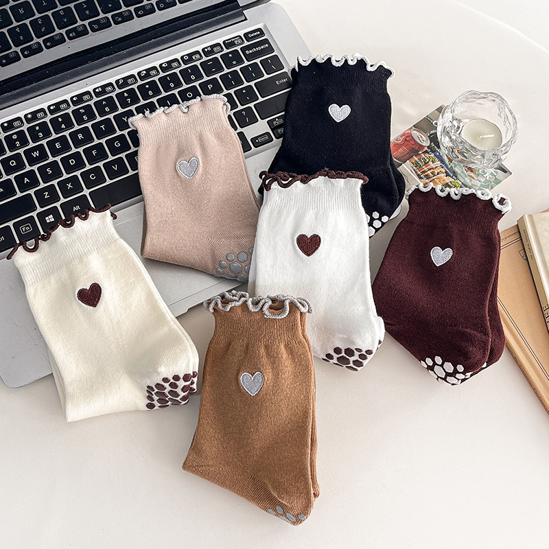 Yoga Sokken Dames Katoen Hart  - Grip Sock Yoga recensie en prijs