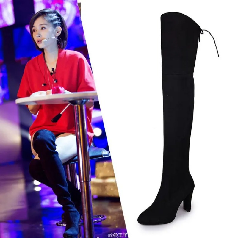 Nieuwe Europese en Amerikaanse - Knee High Sock Women recensie en prijs