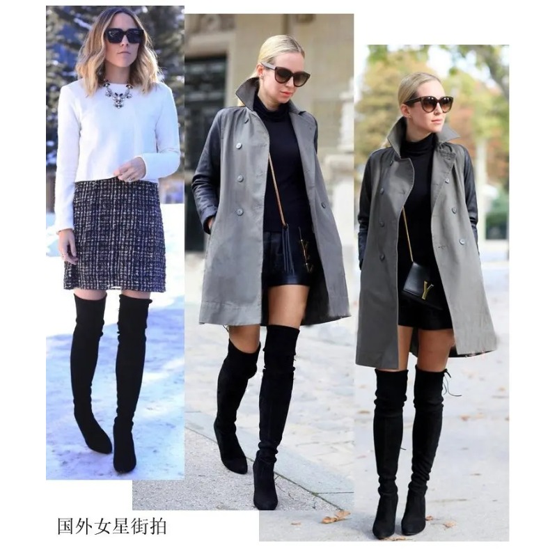 Nieuwe Europese en Amerikaanse - Knee High Sock Women recensie en prijs