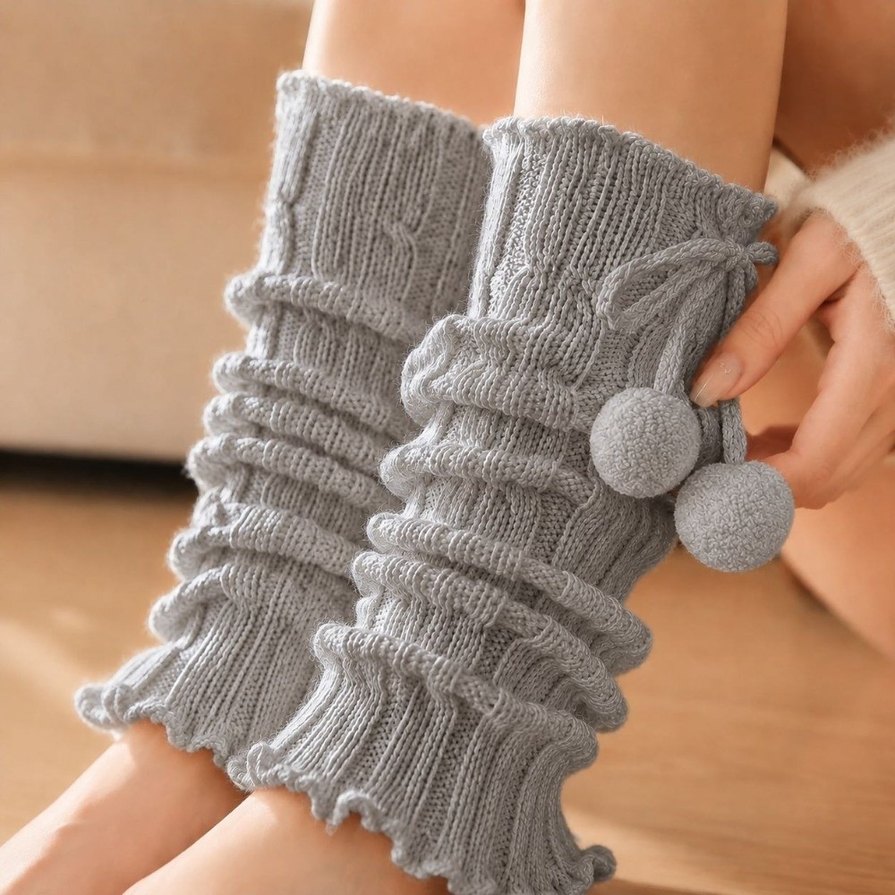 Gebreide beenwarmers met gerui - Boot Sock Slouchy recensie en prijs