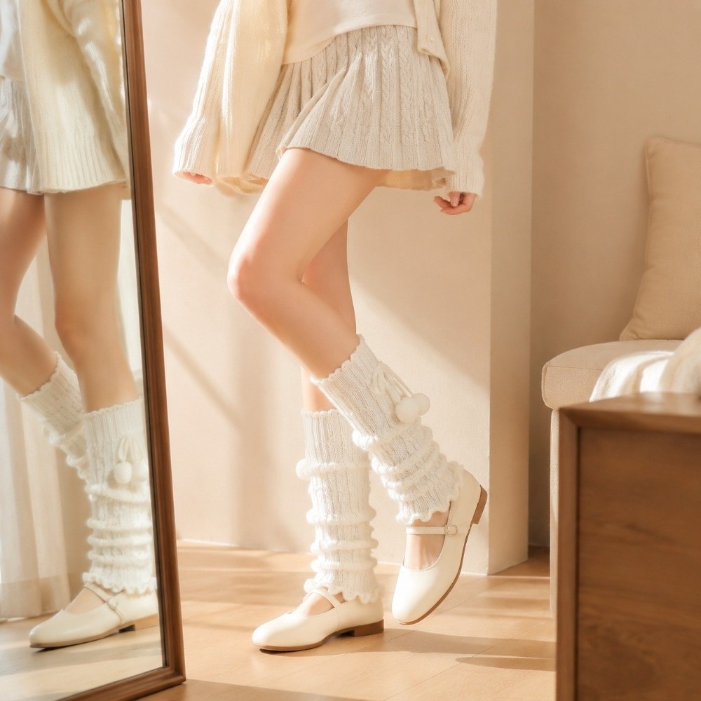 Gebreide beenwarmers met gerui - Boot Sock Slouchy recensie en prijs