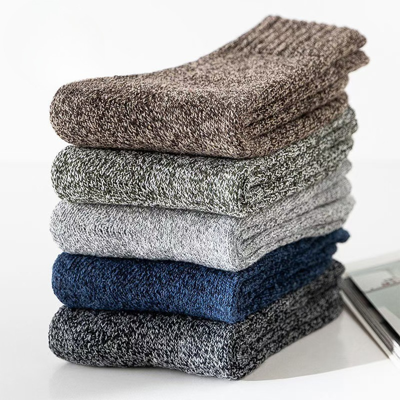 5 Paar Effen Kleurpatroon Kato - Thermal Sock Winter recensie en prijs