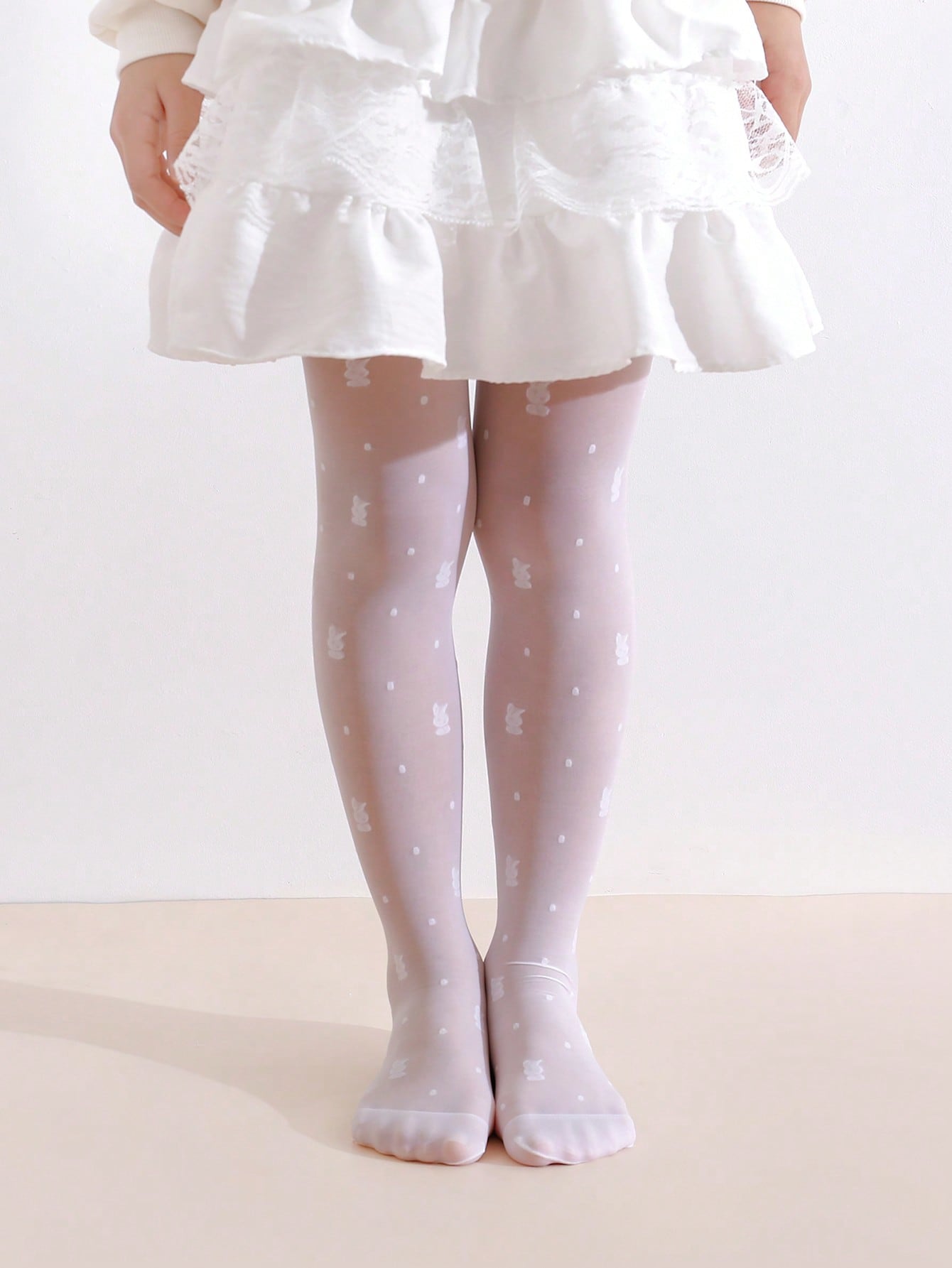 2Pack Peutermeisje Konijn Prin - Tights Pantyhose Sheer recensie en prijs