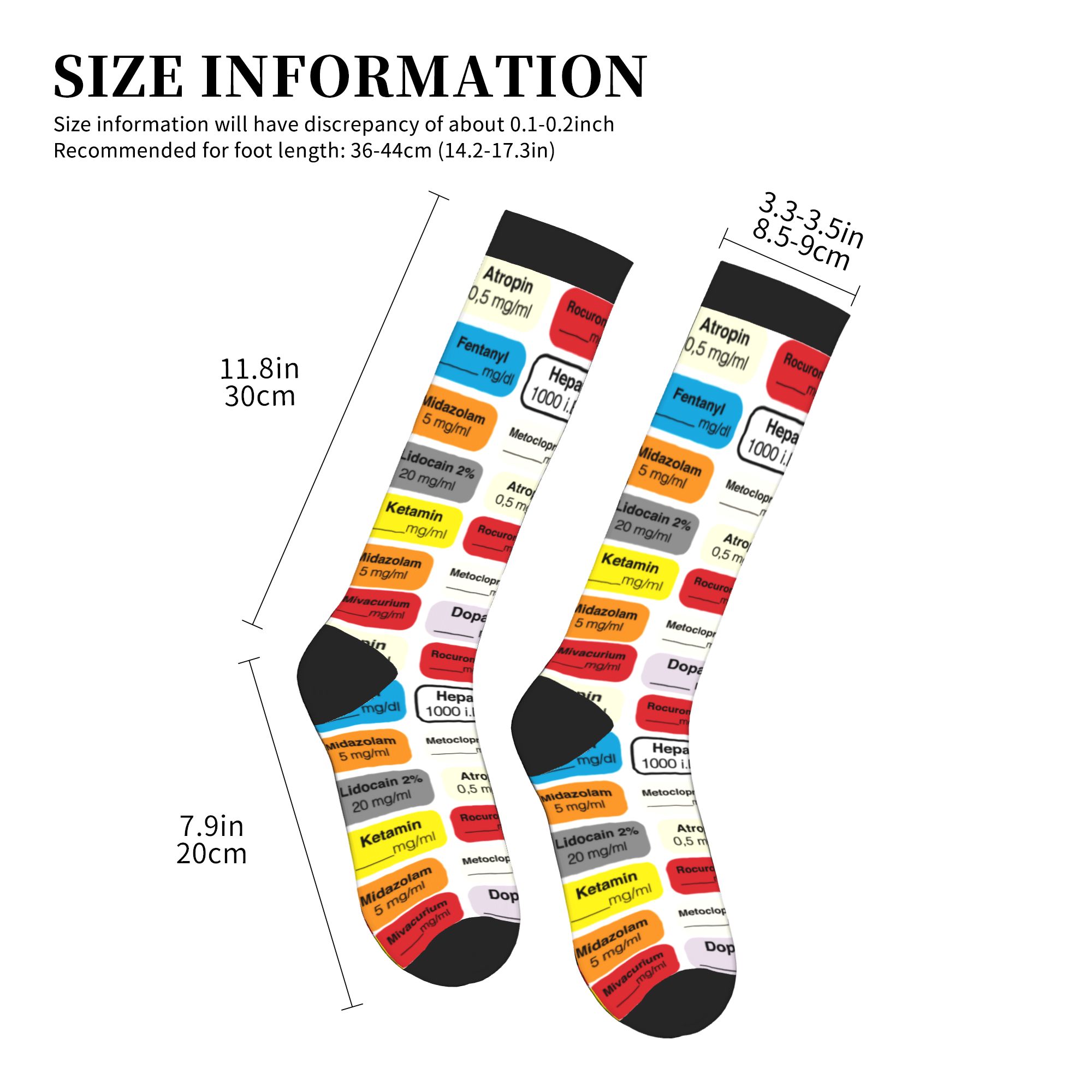Anesthesie Medicijnlabels Here - Compression Sock Medical recensie en prijs
