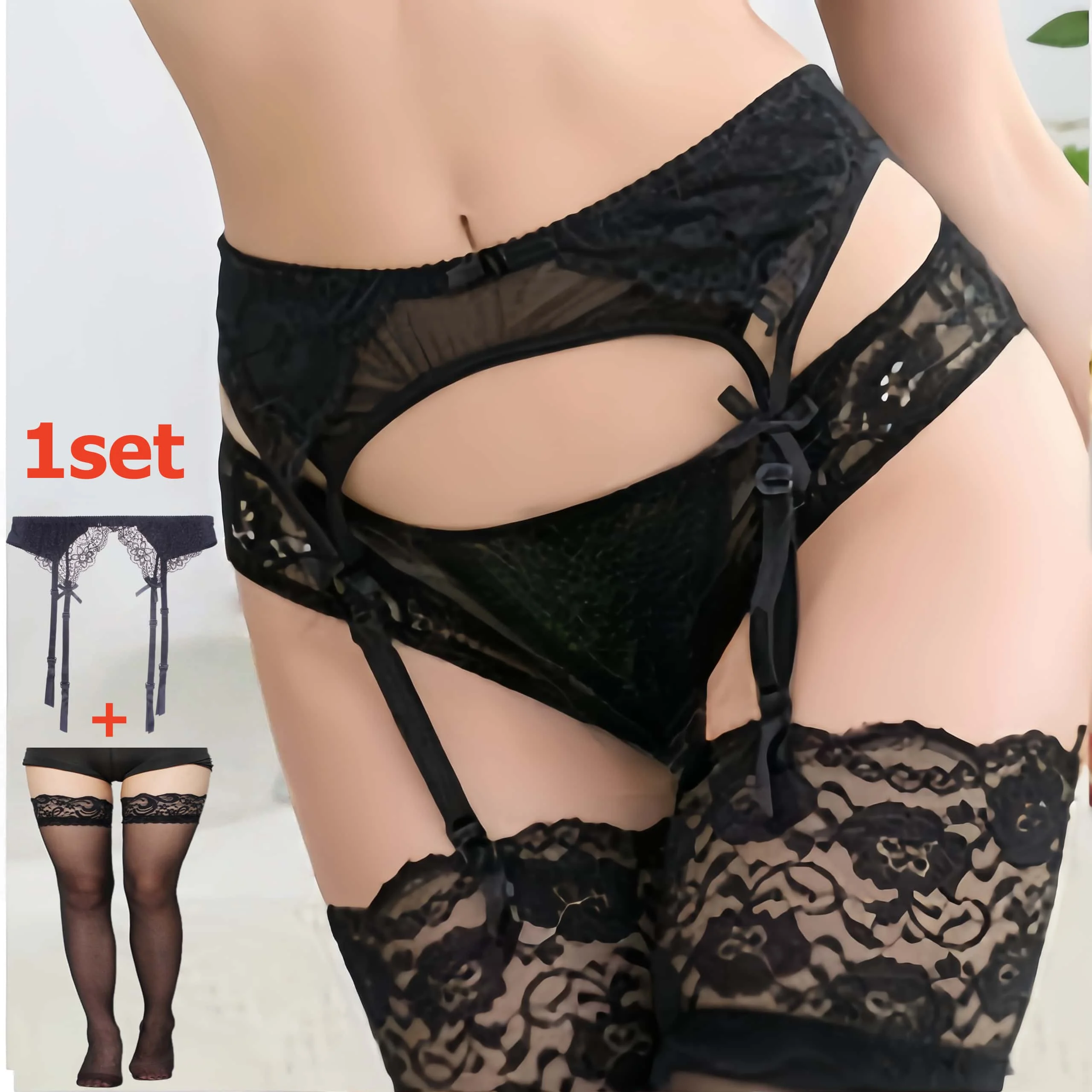 2 stuks dames kousen met kante - Tights Pantyhose Sheer recensie en prijs