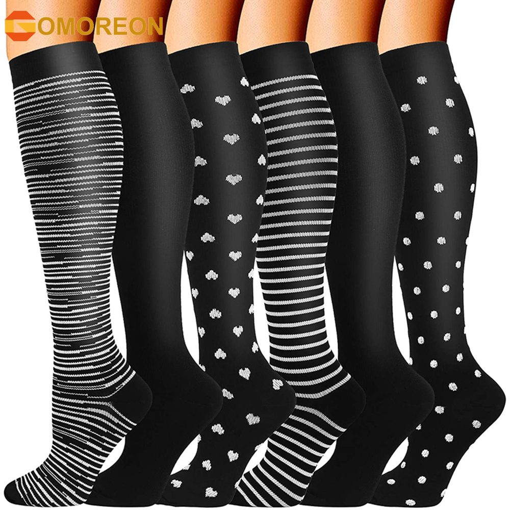 GOMOREON 6 paar compressiekous - Compression Sock Medical recensie en prijs