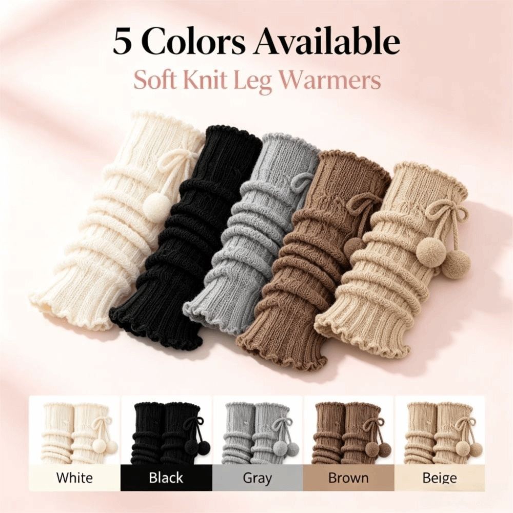 Gebreide beenwarmers met gerui - Boot Sock Slouchy recensie en prijs